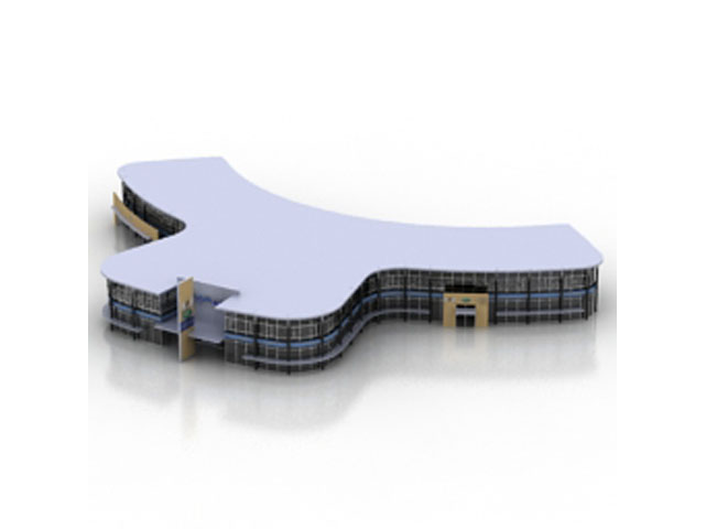 Free Building cars salon 3D model For Architecture 3Ds Max Model Download